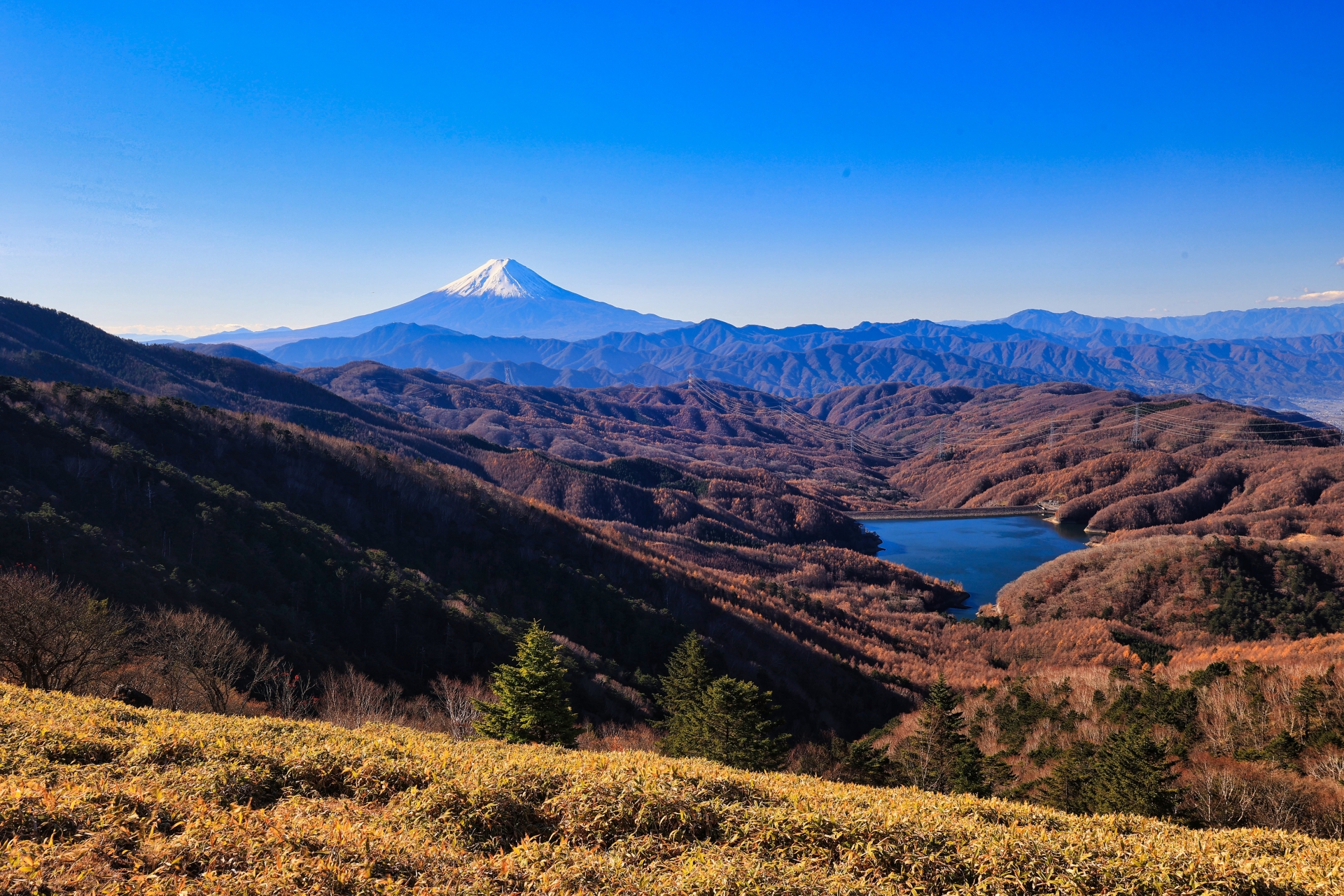 山の上からの景色